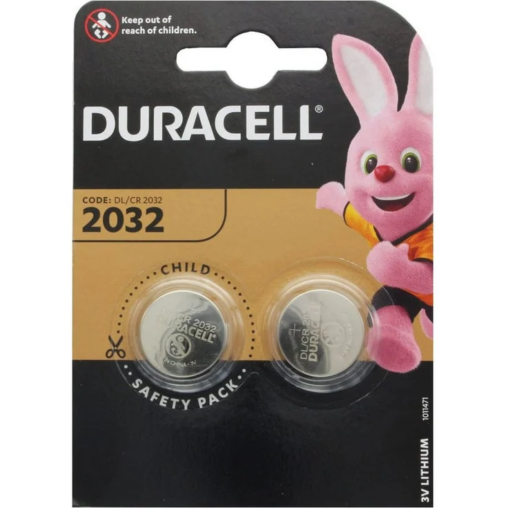 Duracell 2 Stück Ersatzbatterien CR2032, 3,0 V, exakt passend nur für VW Beetle Autoschlüssel