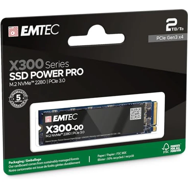 Emtec X300 M.2 SSD Power Pro 2 TB, M.2 2280, NVMe PCIe Gen 3.0 x4 – Bild 4
