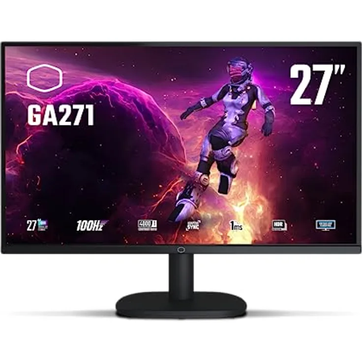 Cooler Master Gaming GA271 Computerbildschirm 68,6 cm (27") 2560 x 1440 Pixel Wide Quad HD LCD Schwarz