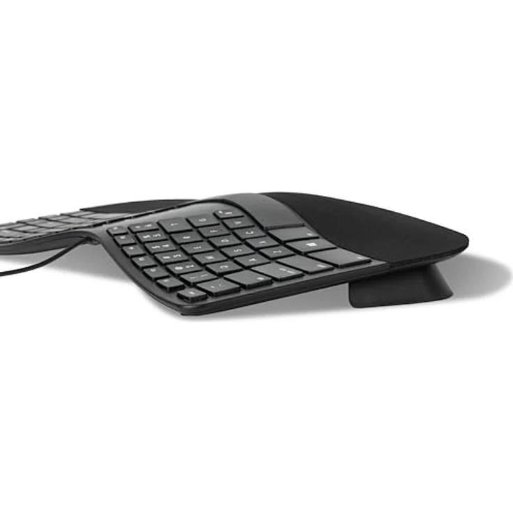 Matias Sculpted Ergonomic Rechargeable Keyboard, Kabellose Tastatur mit QWERTZ Layout für Mac, Silber – Bild 3
