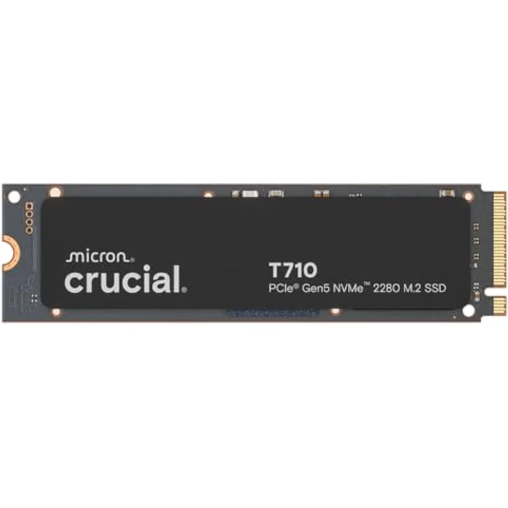Crucial T710, 1TB M.2 2280 SSD mit PCIe Gen5 x4 NVMe, 14.900 MB/s Lesegeschwindigkeit, 13.700 MB/s Schreibgeschwindigkeit – Bild 2