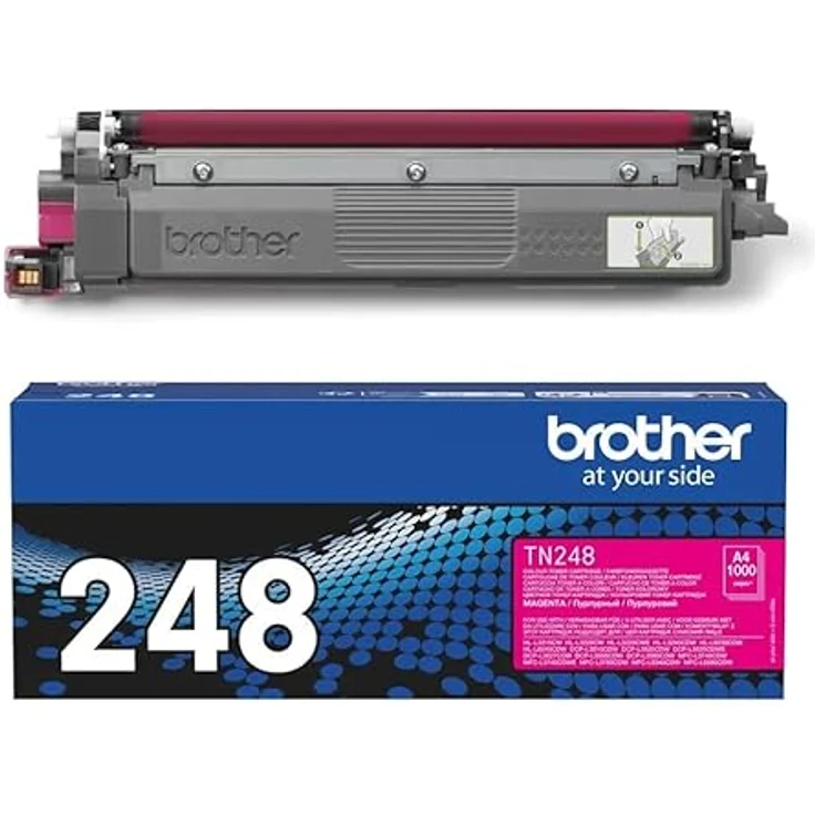 Brother TN-248M, Magenta Tonerkartusche für DCP, HL und MFC Drucker, ca. 1.000 Seiten – Bild 3