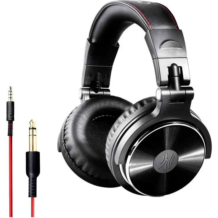 OneOdio OneOdio Pro-10 DJ Over Ear Kopfhörer kabelgebunden Stereo Schwarz Hig Kopfhörer mit Hi-Res zertifizierung und 90° drehbaren Ohrmuscheln