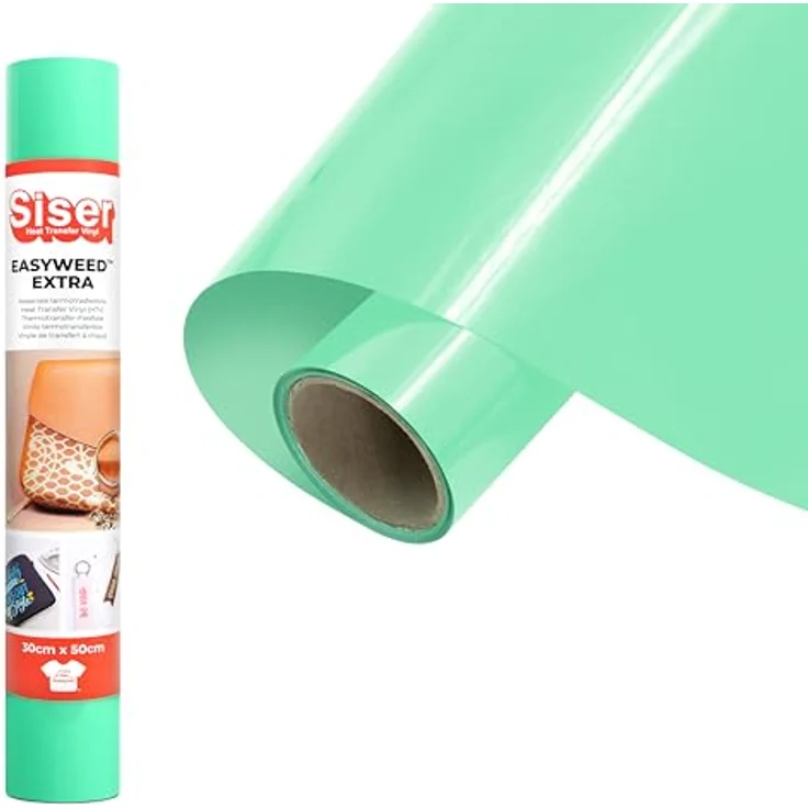 Siser Transferfolie Schnittbreite 30cm, PVC-frei für Nylon und schwierige Materialien, mint – Bild 1