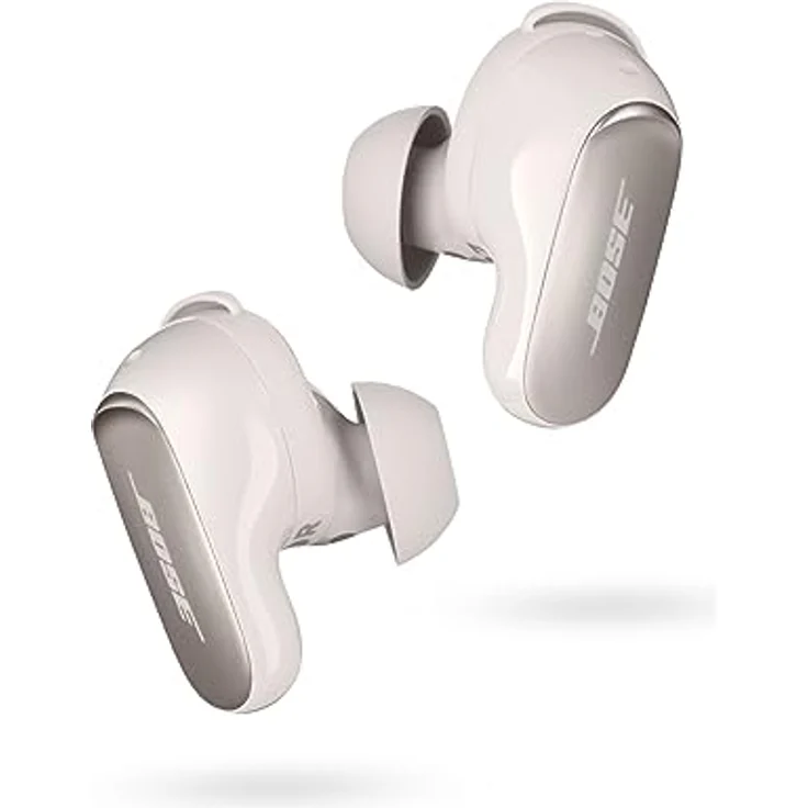 Bose QuietComfort Ultra kabellose Noise-Cancelling-Earbuds, Bluetooth-Earbuds für räumlichen Klang und mit erstklassigem Noise-Cancelling, Bluetooth-Earbuds für Sport, Weiß – Bild 1