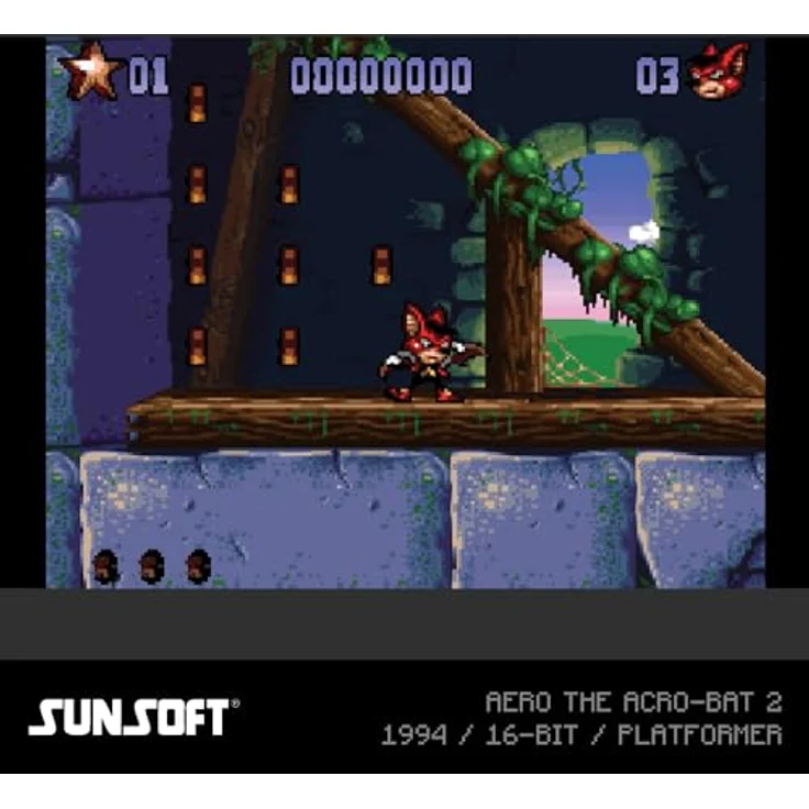 Blaze Entertainment Evercade Sunsoft Collection 2 Cartridge, Retro-Spielesammlung mit 7 Klassikern, kompatibel mit Evercade Handheld, VS, EXP und Super Pocket – Bild 4