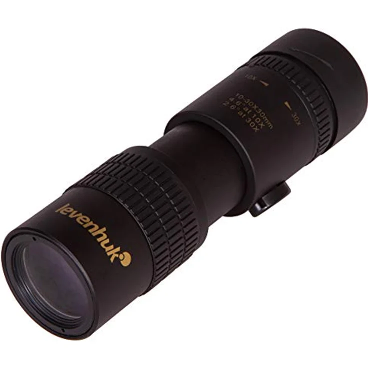 Levenhuk Atom 10-30x30 Monocular Fernglas, stufenlos verstellbare Vergrößerung von 10- bis 30-fach, leichtes Kunststoffgehäuse mit Gummibeschichtung – Bild 2
