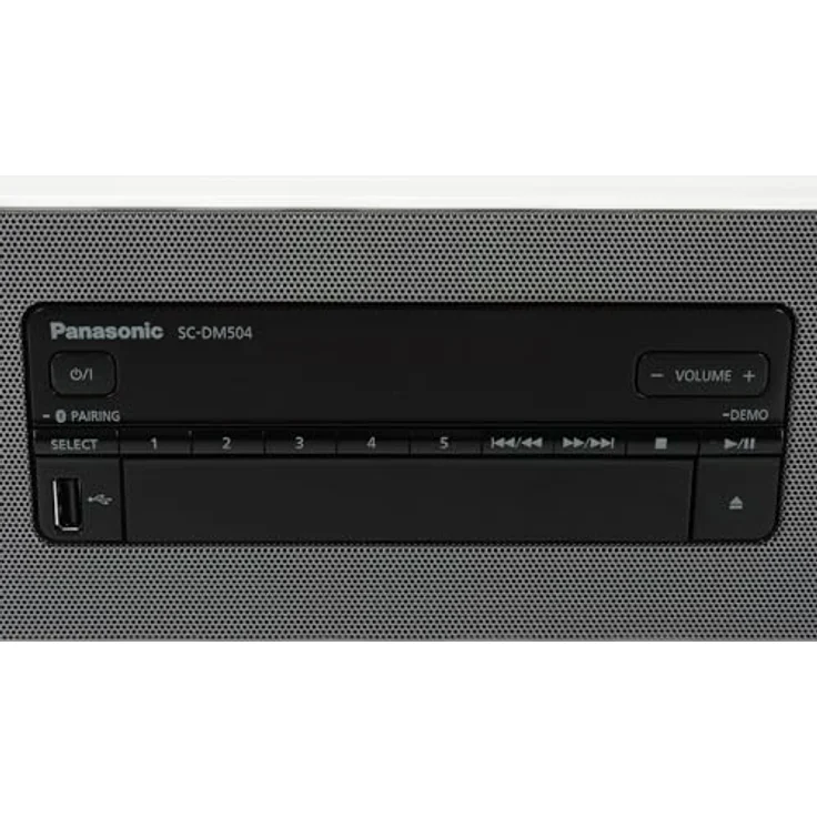 Panasonic SC-DM504EG-W Micro HiFi in weiß (40 Watt RMS, Digital DAB+, CD, UKW, Bluetooth, USB, AUX) – Bild 7