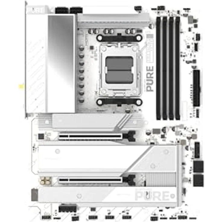 SAPPHIRE Pure X870A WiFi7 Mainboard, ATX, Sockel AM5, AMD X870, PCIe 5.0, DDR5 Speicher