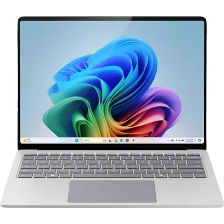 Microsoft Surface Laptop Copilot+ PC 7th Edition, Snapdragon X1P, 16GB RAM, 256GB, 13.8" Touch, 2304x1536 @120Hz, WiFi7, Bluetooth, Platin – Bild 2