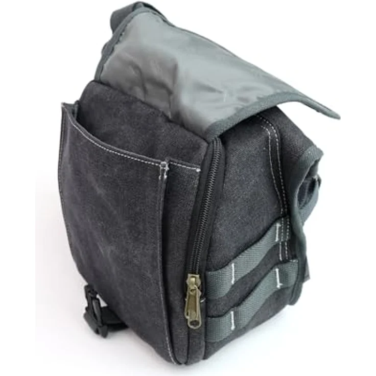 Kalahari K-51 Kikao Canvas Fototasche schwarz – Bild 7