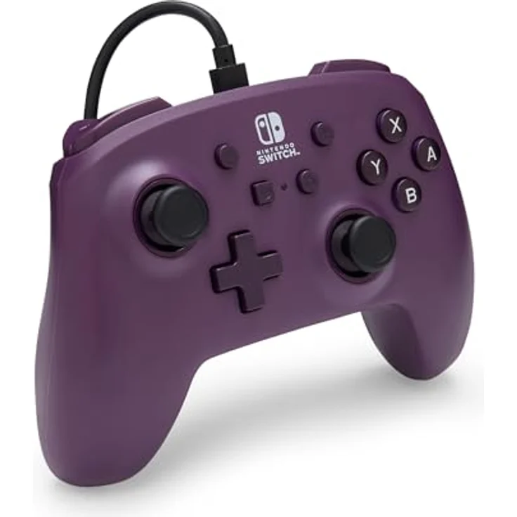 PowerA Verbesserter kabelgebundener Controller für Nintendo Switch - Galaxieviolett, 3,5-mm-Audiobuchse, programmierbare Tasten, 3 Meter USB-Kabel – Bild 2