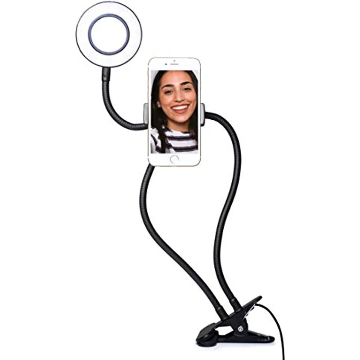 ThumbsUp! Vlogging Light Selfie Ringlicht Smartphone Halter