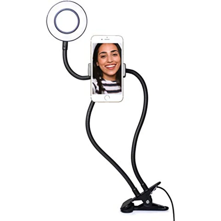 ThumbsUp! Vlogging Light Selfie Ringlicht Smartphone Halter – Bild 1
