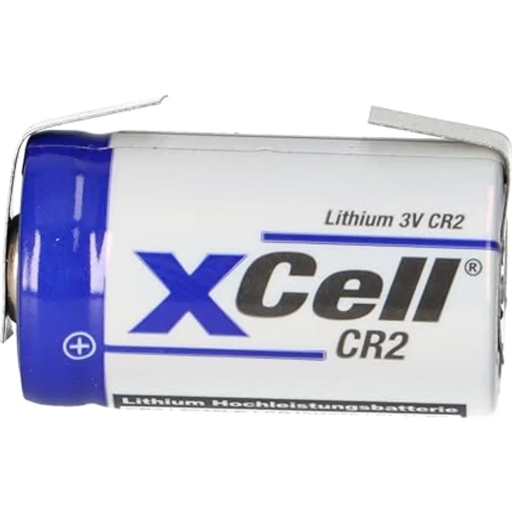 Akkuman.de XCell Photobatterie CR2 Lithium 3V / 850mAh U-Lötfahne, Profiqualität für Fotografie und Sicherheitselektronik – Bild 2
