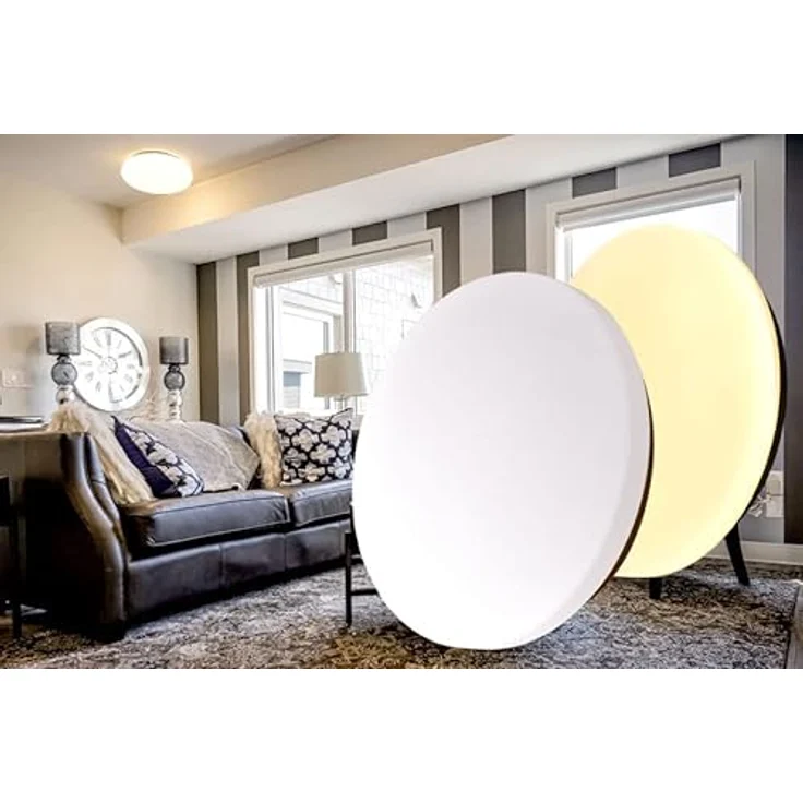 max K O M F O R T LED Deckenleuchte GALA-RM 24W rund Deckenlampe 4000K neutralweiß Modern und schlicht 1800 Lumen – Bild 4