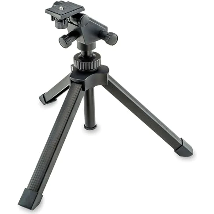 CARSON SkyChaser 70 mm Refraktor Einsteiger-Teleskop mit Tischstativ, Vergrößerung bis 133,5x, Silber, inkl. Tragetasche und Zubehör – Bild 4