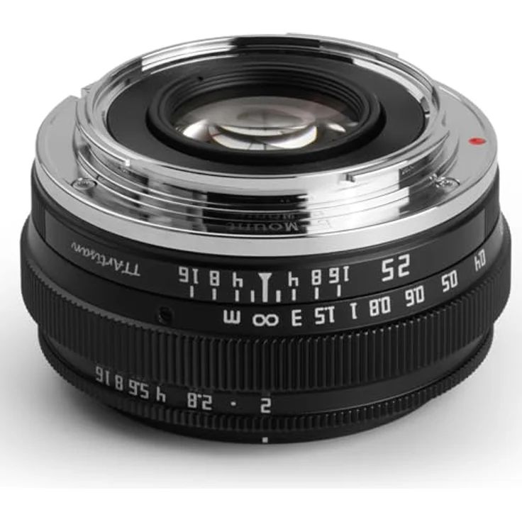 TTArtisan APS-C 25 mm F2 Objektiv, Metallgehäuse, kompatibel mit Sony E-Mount, Schwarz, hohe Lichtempfindlichkeit und Nahaufnahmefunktion – Bild 2