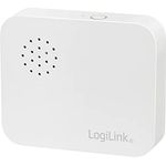 LogiLink SH0109 - Wi-Fi Smart Home Vibrationssensor, über App steuerbar, IP30, Tuya kompatibel, unterstützt Amazon Alexa und Google Home, Weiß