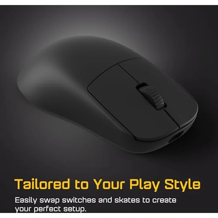 Endgame Gear OP1w 4k v2, Kabellose Gaming-Maus mit 4.000 Hz Polling-Rate, PixArt PAW3950 Sensor, mechanischen Kailh GX Switches, ultraleicht, schwarz – Bild 6