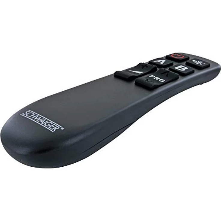 SCHWAIGER UFB1000 533 Universalfernbedienung 8 Tasten Seniorenfernbedienung TV-Ersatzfernbedienung vereinfachte Fernbedienung für alle Fernseher inkl. Batterien – Bild 1