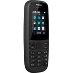 Nokia 105 Dual-SIM (2019) schwarz entsperrt, Smartphone mit langer Akkulaufzeit