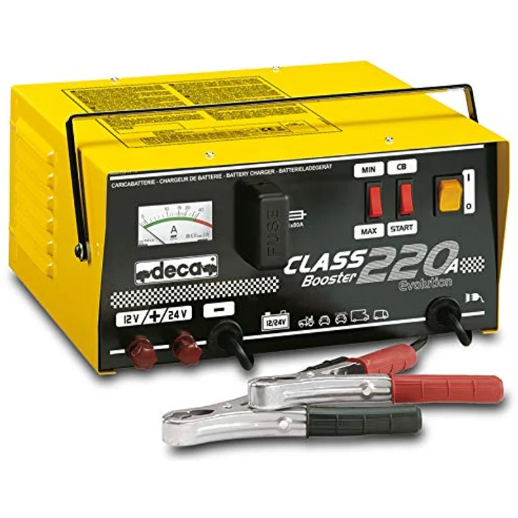 Deca 0400206 Class Booster 220 A, Ladegerät für 12/24 V Batterien mit hohem Ladestrom – Bild 1