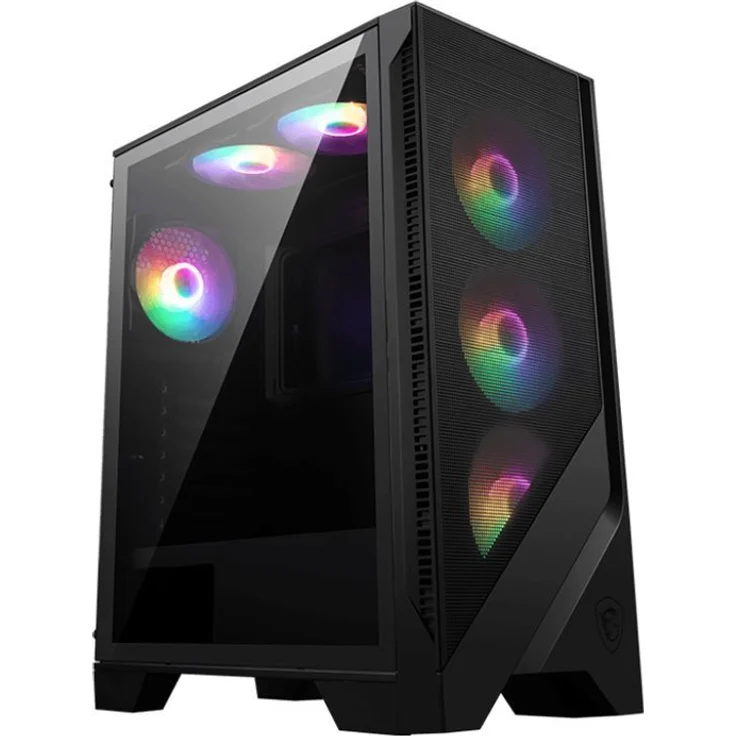 MSI PC-Gehäuse MSI Midi MAG Forge 120A Airflow, Gehärtetes Glas, ARGB-Lüfter, ATX Support – Bild 1