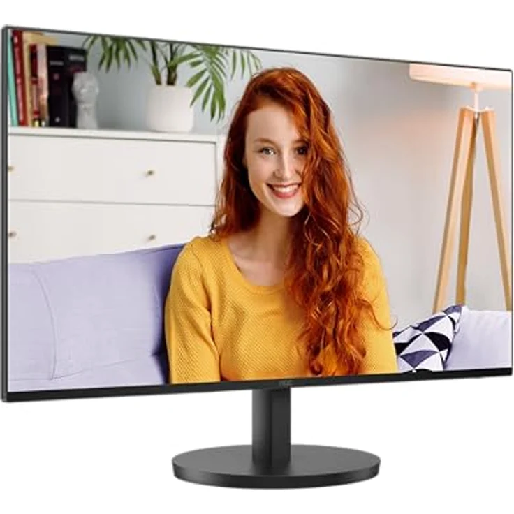 AOC 24B3CA2 - 24 Zoll Full HD Monitor mit USB-C (65 W Power Delivery) und HDMI, schwarz – Bild 3