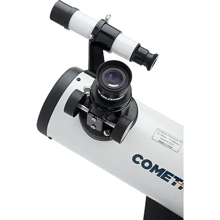 Celestron 21023 76 mm Cometron FirstScope Teleskop – Weiß – Bild 5
