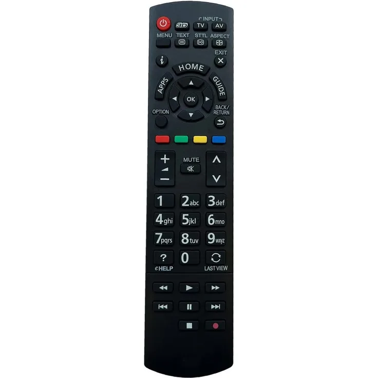 azurano N2QAYB000829 Fernbedienung für PANASONIC N2QAYB000829, N2QAYB000928, Ersatz-Fernbedienung in schwarz