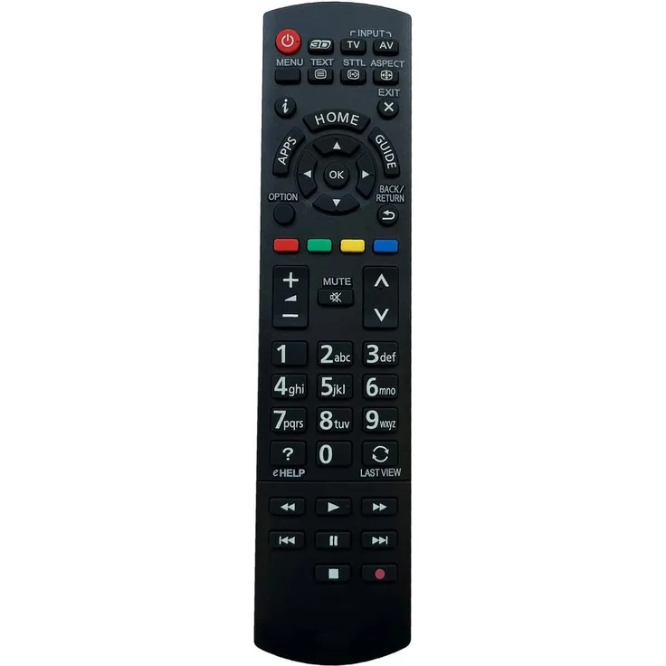 azurano N2QAYB000829 Fernbedienung für PANASONIC N2QAYB000829, N2QAYB000928, Ersatz-Fernbedienung in schwarz – Bild 1