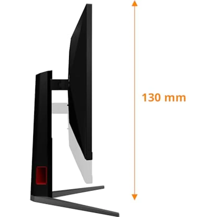 AOC U32G4U 31,5 Zoll UHD Monitor, 160Hz Fast IPS, 1ms GtG, G-Sync Comp., HDR400, ergonomische Höhenverstellung, Schwarz/Rot – Bild 5
