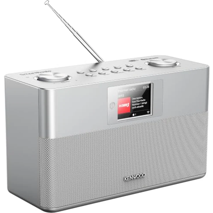 Kenwood CR-ST100S (DAB+, DAB, Bluetooth), Radio, Silber – Bild 3