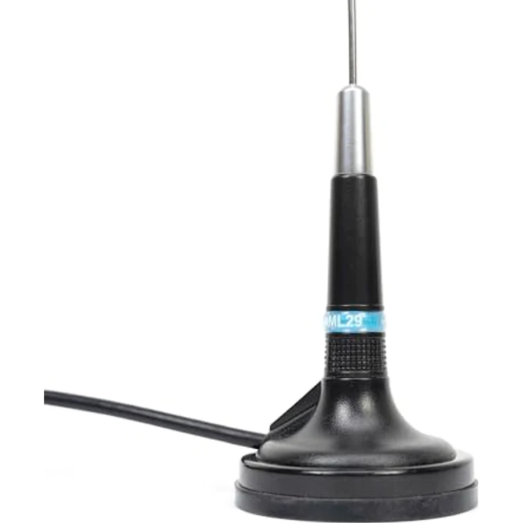 PNI CB-Funkgerät TTi TCB-H100 mit PNI ML29 Antenne, 12-24 V, DSS, Roger Beep, Squelch, Magnetfuß – Bild 5