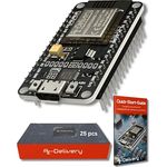 AZDelivery 25 x NodeMCU Amica Modul V2 ESP8266 ESP-12F WiFi Development Board - CP2102 kompatibel mit Arduino - inkl. Installationsanleitung E-Book