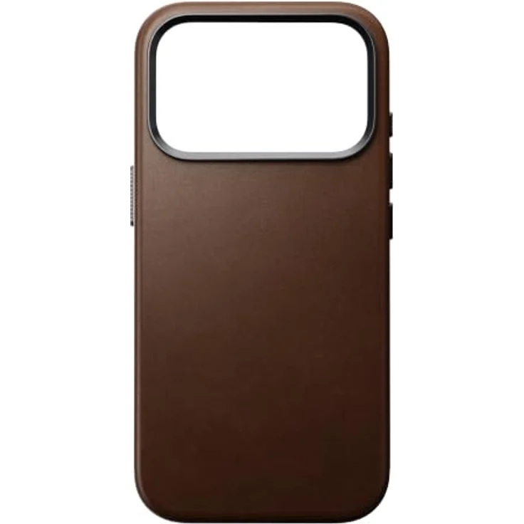 Nomad Traditional Leather Case, braune Lederhülle für iPhone 18 Pro Max/17 Pro Max mit MagSafe-Kompatibilität und Camera-Control-Unterstützung – Bild 1