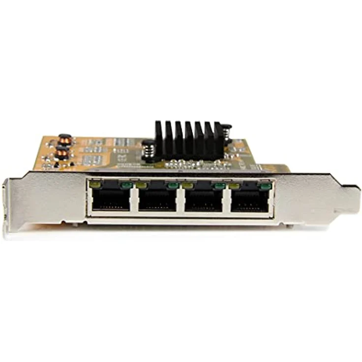 StarTech.com 4 Port PCIe Gigabit Netzwerkkarte, Quad Port PCI Express GbE NIC – Bild 2