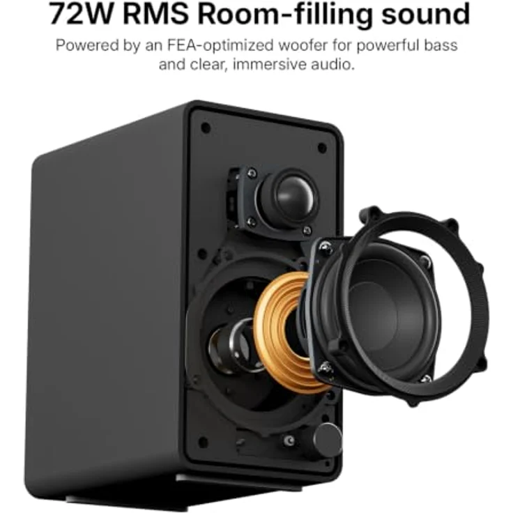 Creative XF-1, Hi-Res Bluetooth 6.0 Lautsprecher mit 72 Watt RMS und USB-C-Audio – Bild 3