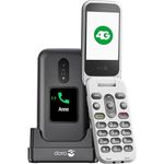 Doro 2880 SC BLACK/WHITE, Seniorenhandy mit Klapp-Design und HD Voice-Technologie