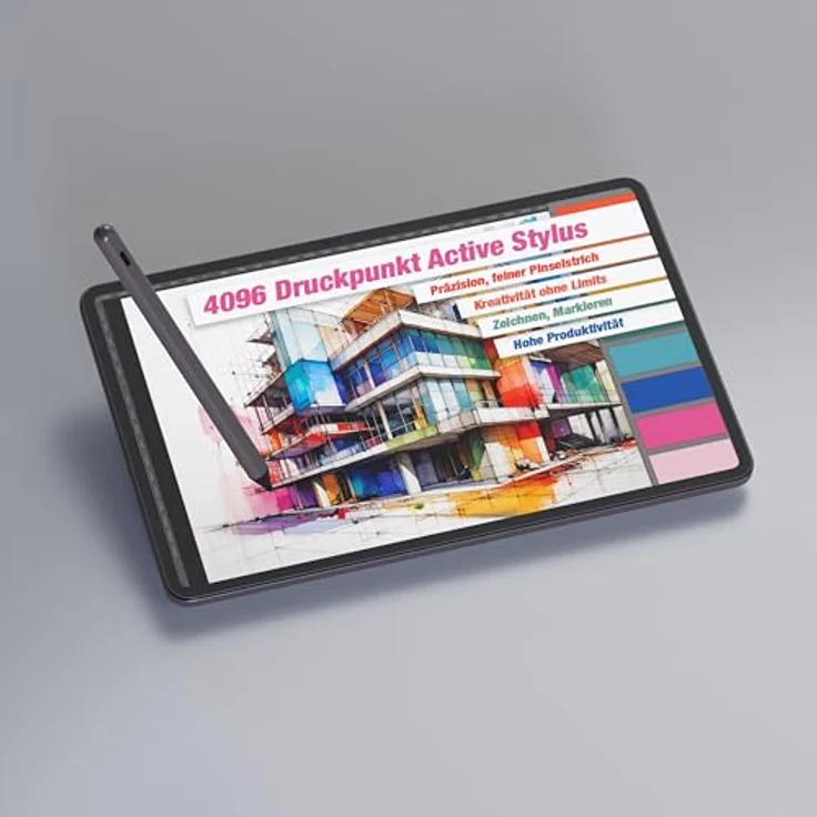 VALE Tablet V12X LTE, 12,6" AMOLED, MediaTek G99, 16GB RAM, 128GB Speicher, Android 15, Dual-SIM, inkl. Stift & Hülle, Dunkelgrau – Bild 4