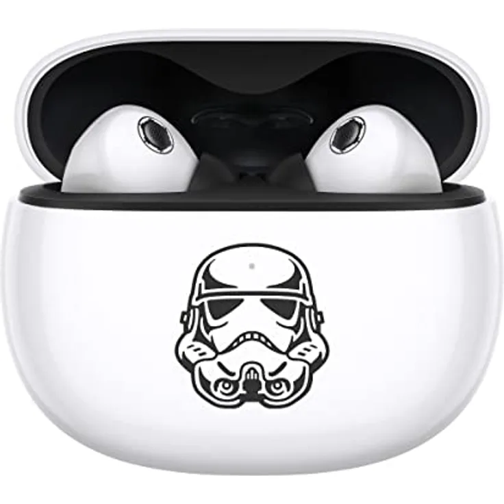 Xiaomi Buds 3 Star Wars Edition Stormtrooper, Limited Edition, HiFi-Sound, Bluetooth 5.2 Verbindung, Geräuschunterdrückung bis 40dB, Staub- und wasserfest, 3 Größen, Disney/Star Wars