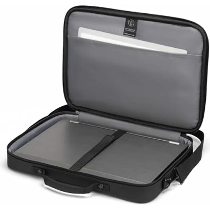 Dicota Multi ONE 14-16, Laptop-Tasche für 14-16 Zoll Notebooks, mit Komfortgriff und abnehmbarem Schultergurt, inkl. Vortasche für Zubehör – Bild 3