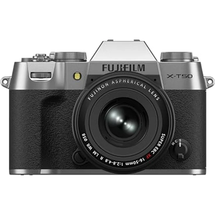 FUJIFILM X-T50 Silber / 16-50mm Kit Systemkamera mit X-Trans CMOS 5 HR Sensor und integriertem Fünf-Achsen-Bildstabilisator – Bild 3