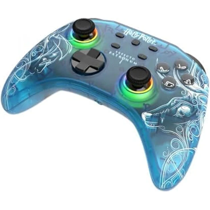 FREAKS & GEEKS Harry Potter Afterglow Patrol Wireless Controller, kabellos mit RGB-Lichtmodi, 600-mAh-Akku und 3,5-mm-Kopfhöreranschluss für Nintendo Switch, mehrfarbig – Bild 5