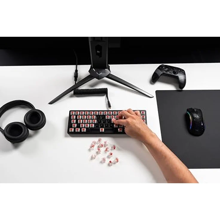 Glorious Fox Standard Switches, mechanisch, 3-Pin, linear, MX-Stem, 45g - lubed, 110 Stück – Bild 15