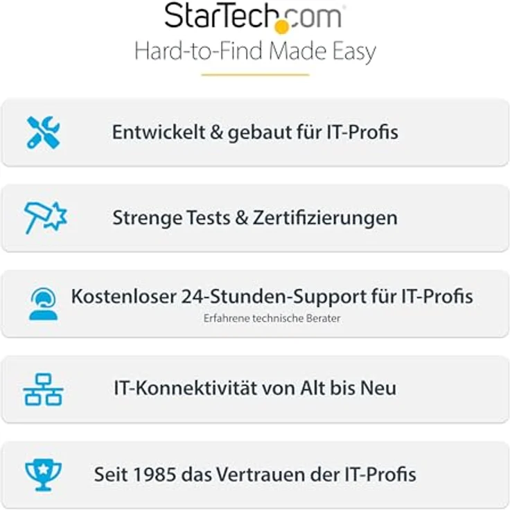 StarTech Monitorhalter für Tisch, VESA-kompatibel bis 32 Zoll, Höhenverstellbar 10,4-16,3 Zoll, Schwarz – Bild 7