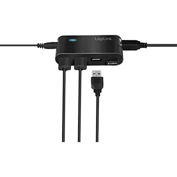 LogiLink 4-Port Hub USB 2.0 mit Netzteil, schwarz – Bild 5