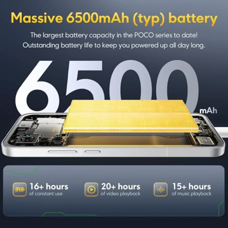 Xiaomi Poco F7 (512 GB, Silver, 6.83", Dual SIM, 5G), Smartphone, Silber – Bild 5
