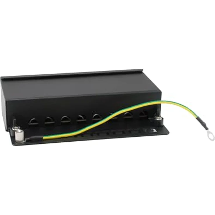 Equip 326621, 8-Ports Cat.6A geschirmtes Desktop-Patchpanel bis zu 500 MHz, schwarz – Bild 2